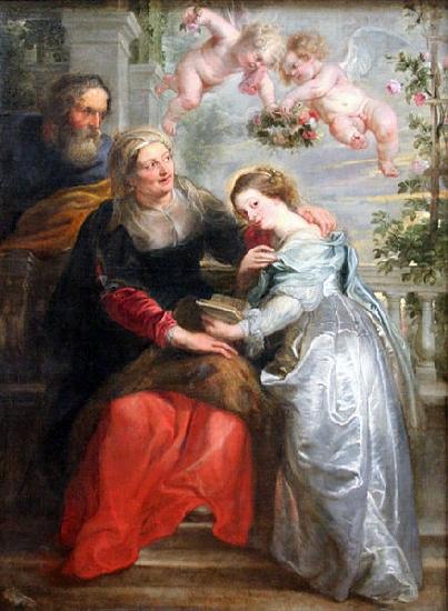 Peter Paul Rubens The Education of Mary